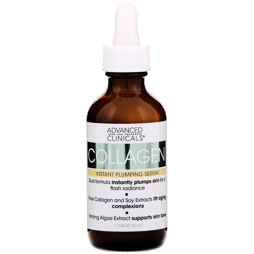 Advanced Clinicals, Collagen, Instant Plumping Serum, 1.75 fl oz (52 ml)