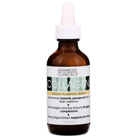 Advanced Clinicals, Collagen, Instant Plumping Serum, 1.75 fl oz (52 ml)