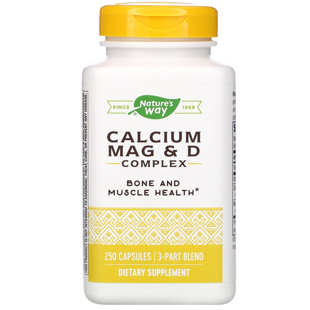 Nature's Way, Calcium Mag & D Complex, 250 Capsules