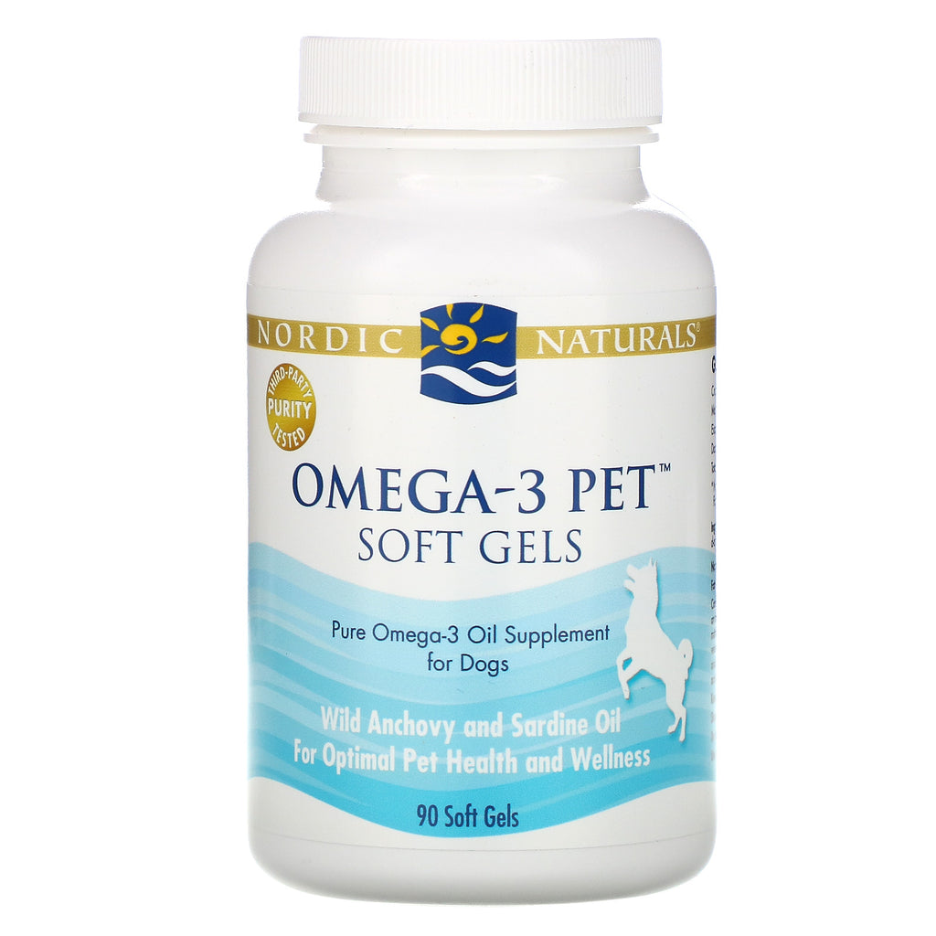 Nordic Naturals, Omega-3 Pet, Soft Gels, For Dogs, 90 Soft Gels