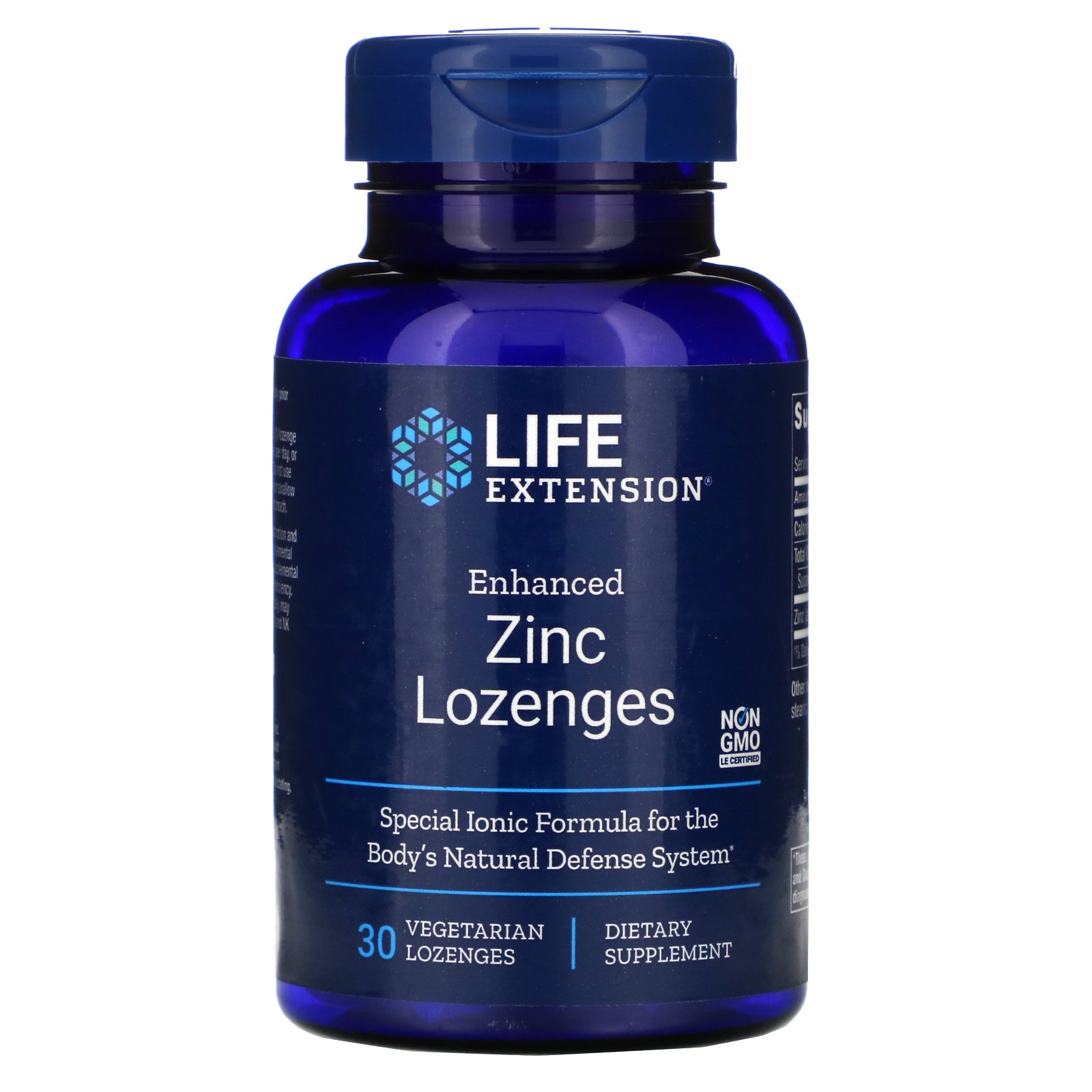 Life Extension, Enhanced Zinc Lozenges, 30 Vegetarian Lozenges