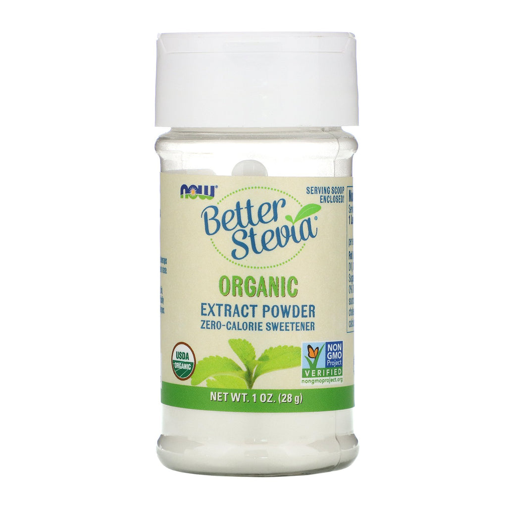 Now Foods, BetterStevia, Organic Extract Powder, 1 oz (28 g)