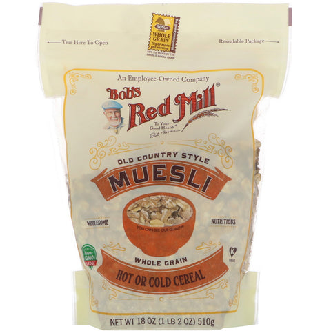 Bob's Red Mill, Muesli, Old County Style, Whole Grain, 18 oz (510 g)
