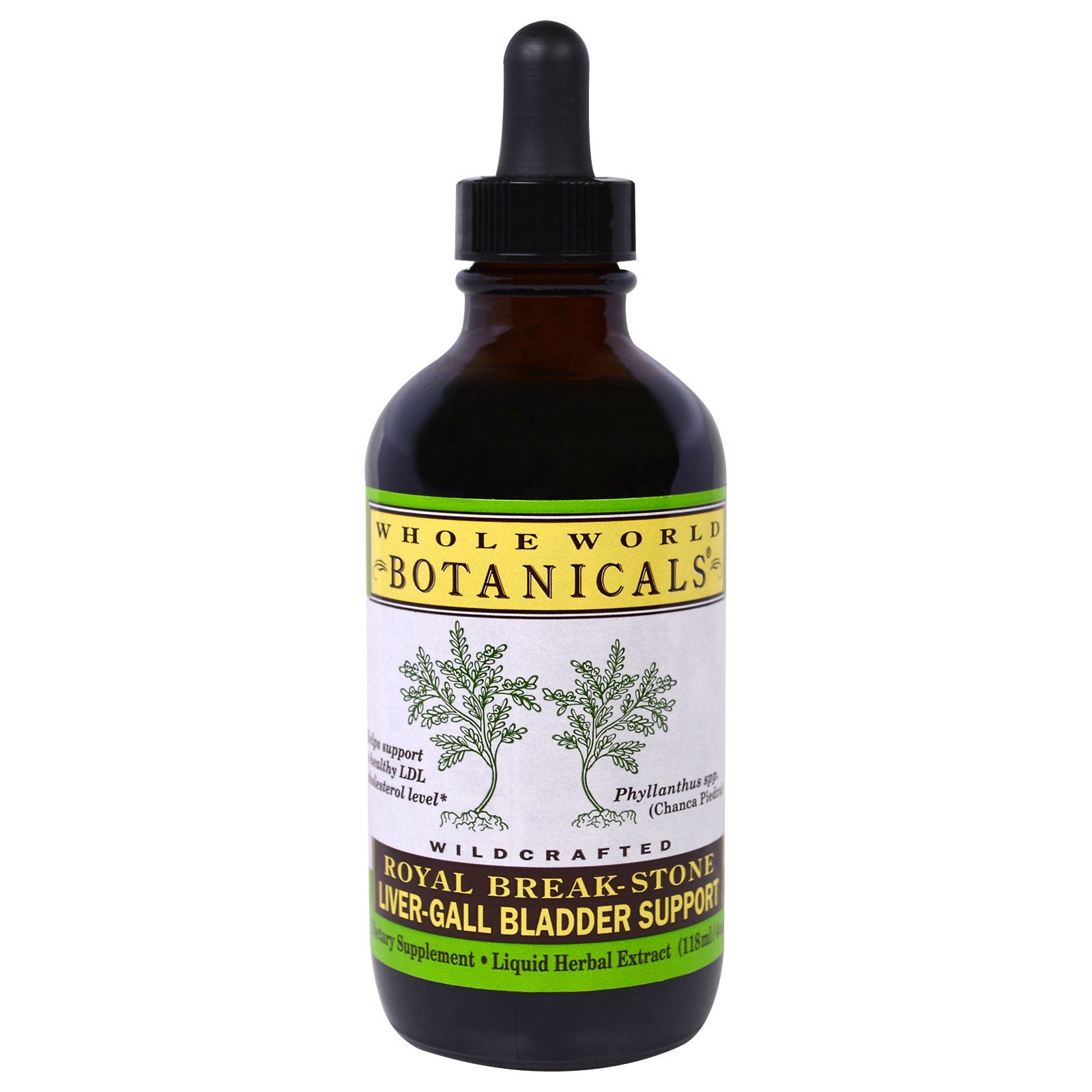 Whole World Botanicals, Royal Break-Stone, Liver-Gall Bladder Support, 4 oz (118 ml)