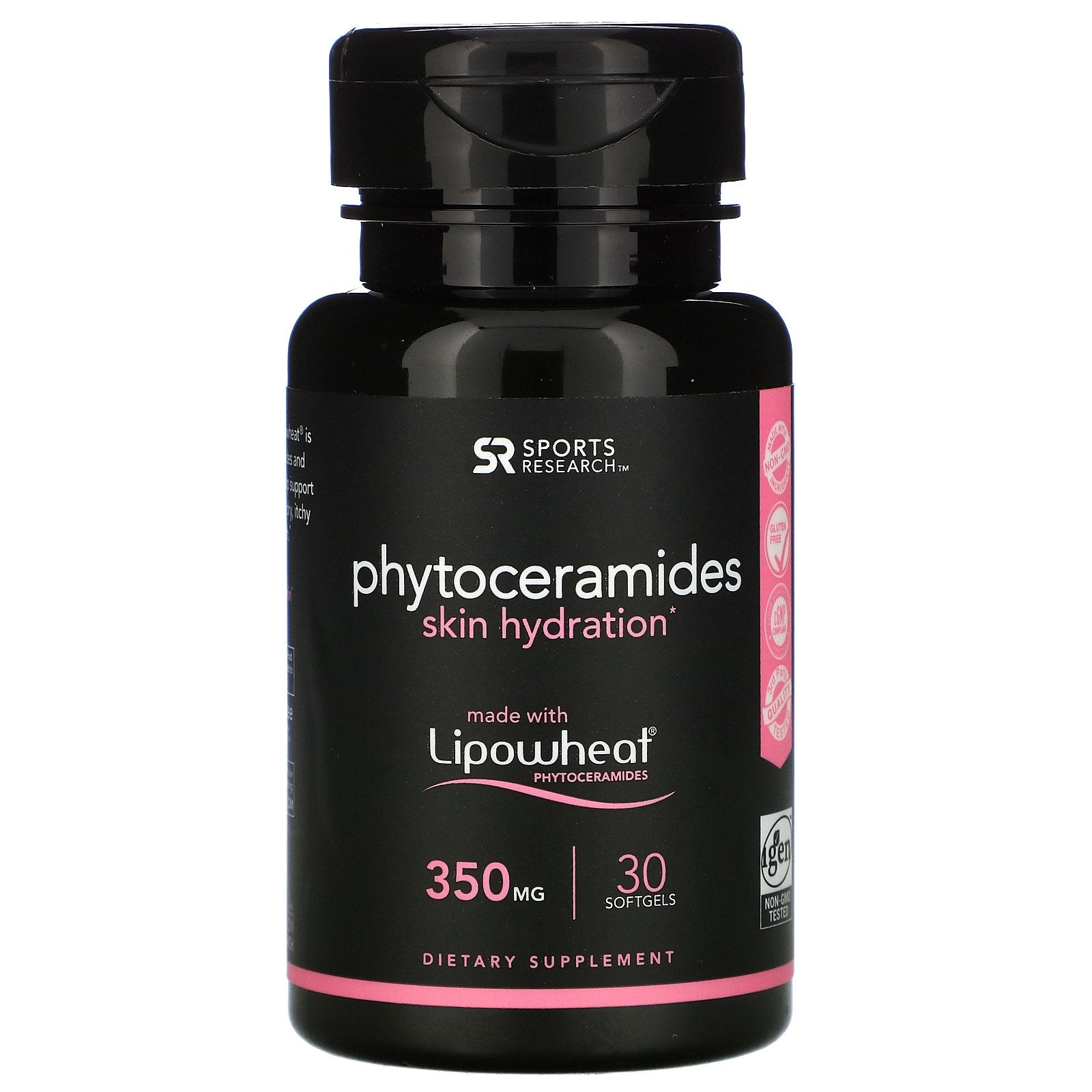 Sports Research, Phytoceramides Skin Hydration, 350 mg, 30 Softgels