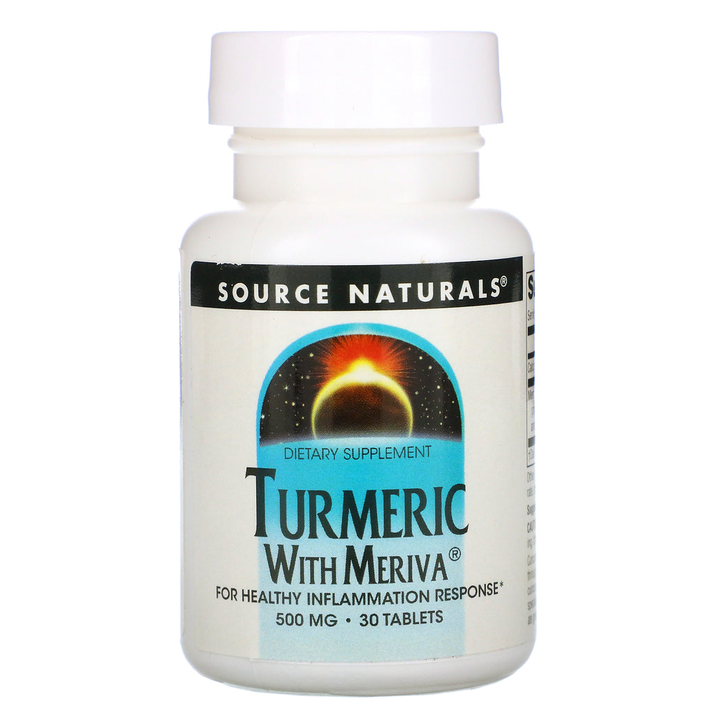 Source Naturals, Turmeric with Meriva, 500 mg, 30 Tablets