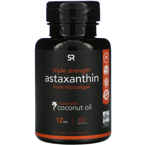 Sports Research, Astaxanthin, Triple Strength, 12 mg, 60 Softgels