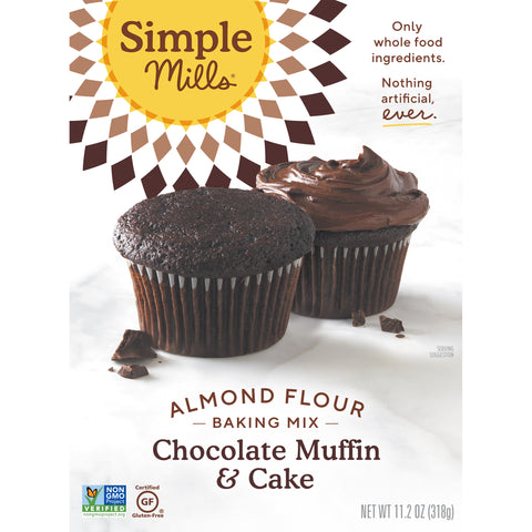 Simple Mills, Naturally Gluten-Free, Almond Flour Mix, Chocolate Muffin &amp; Cake , 10.4 oz (295 g)