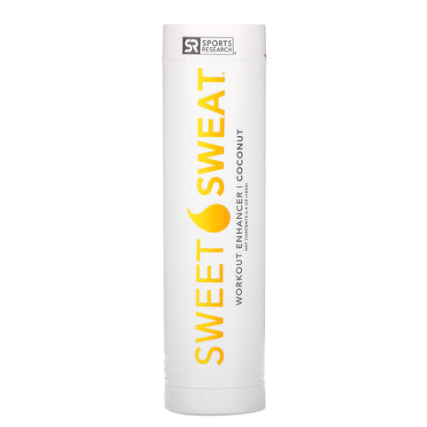 Sports Research, Sweet Sweat Workout Enchancer, Coconut, 6.4 oz (182 g)