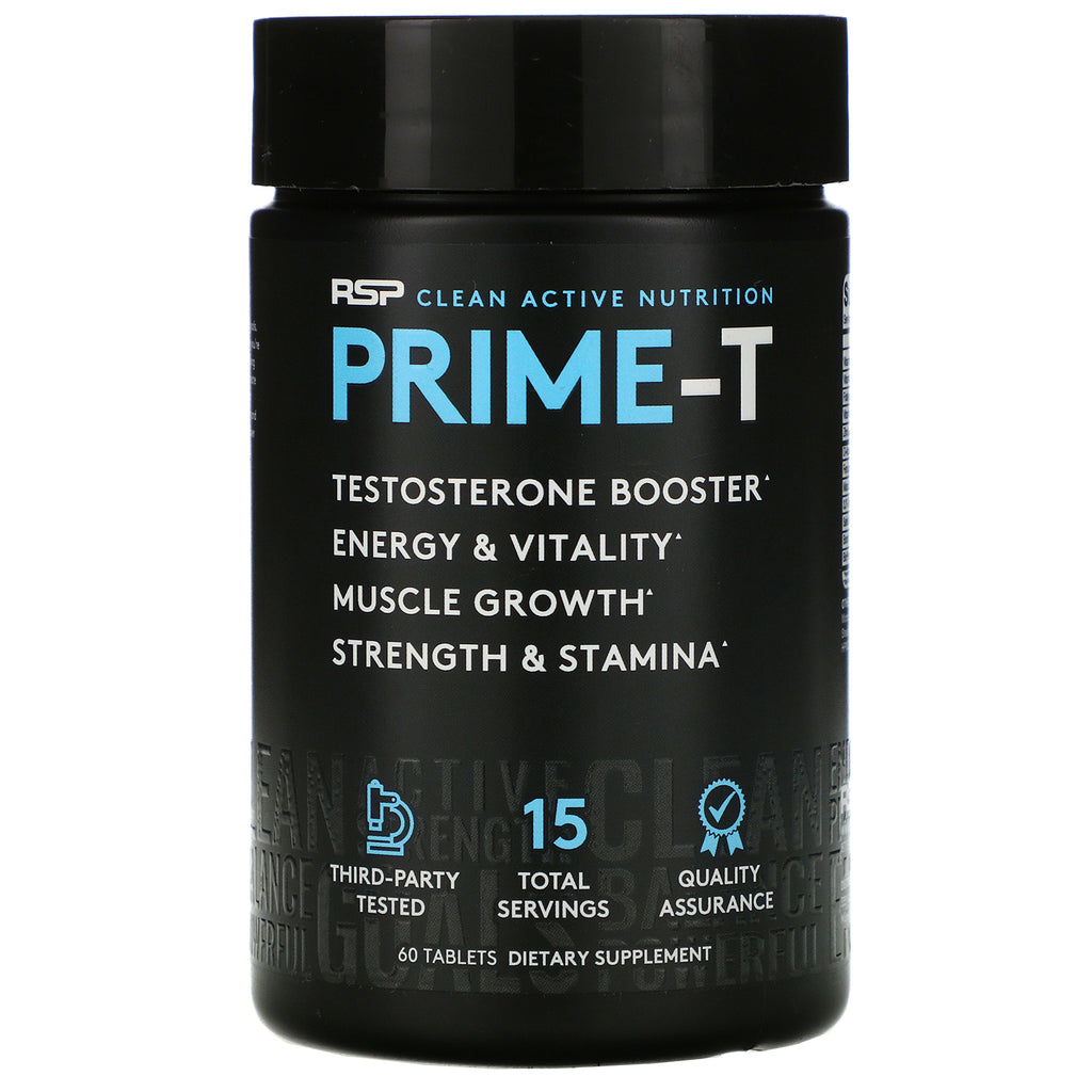 RSP Nutrition, Prime-T, Testosterone Booster, 60 Tablets