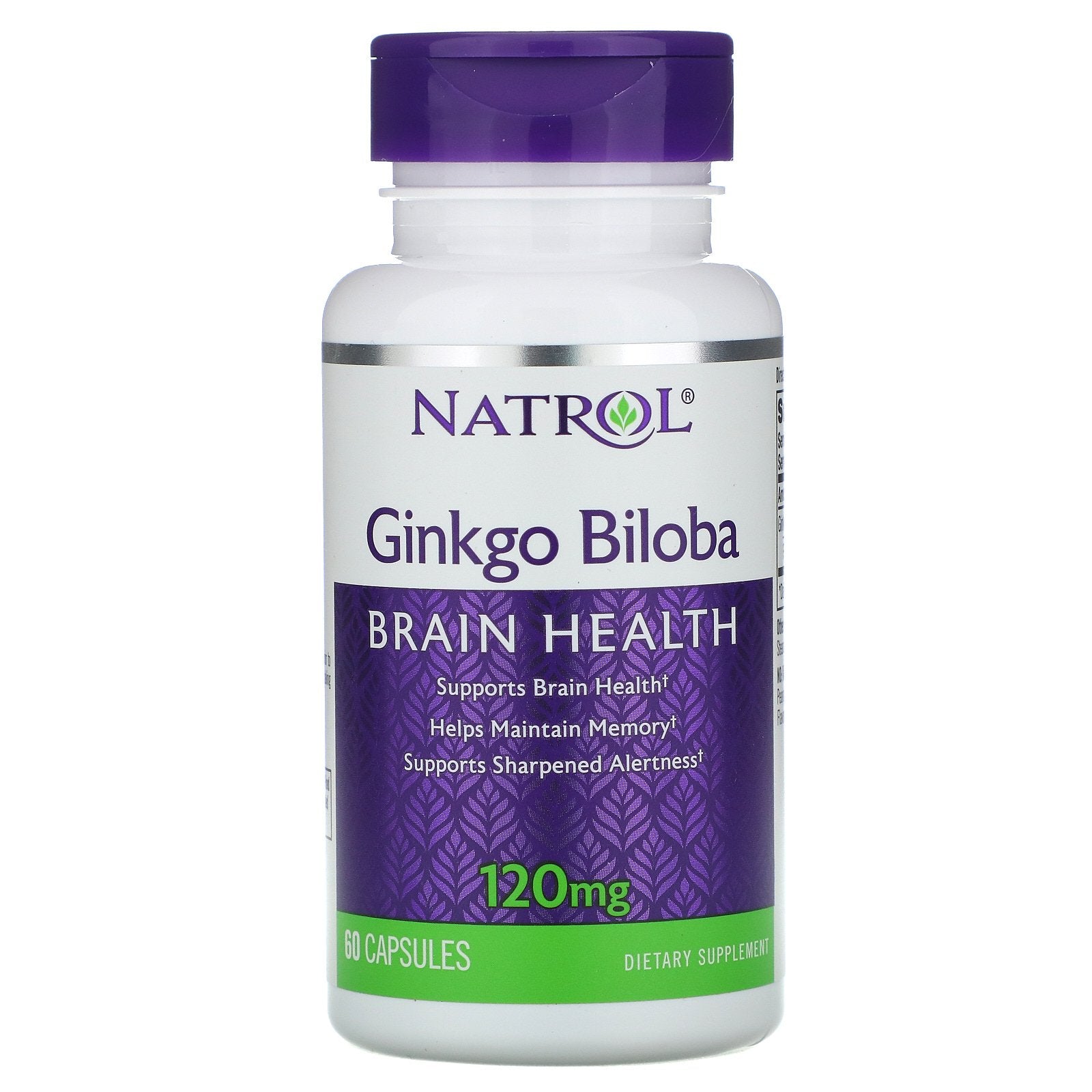 Natrol, Ginkgo Biloba, 120 mg, 60 Capsules