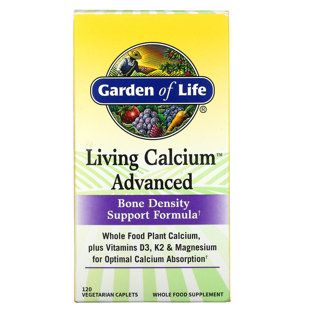 Garden of Life, Living Calcium Advanced, 120 Vegetarian Caplets