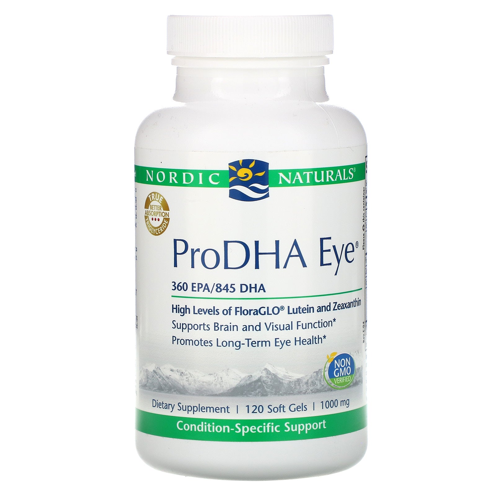 Nordic Naturals, ProDHA Eye, 1,000 mg, 120 Softgels