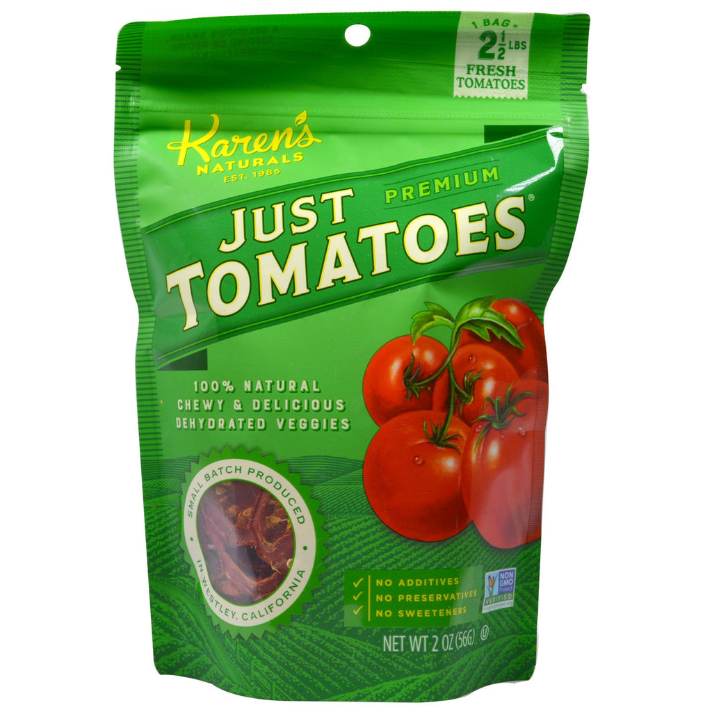 Karen's Naturals, Just Tomatoes, Premium, 2 oz (56 g)