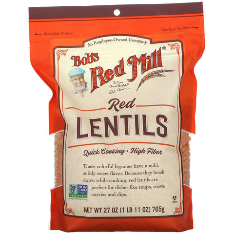Bob&#39;s Red Mill, Red Lentils Heritage Beans, 27 oz (765 g)