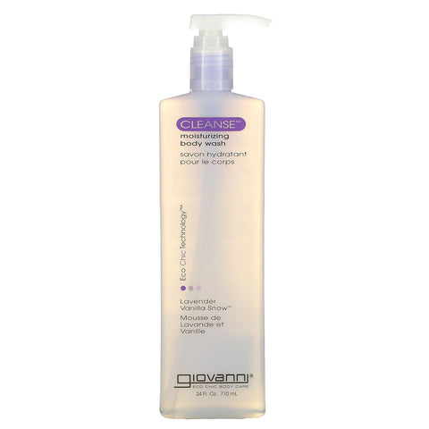 Giovanni, Cleanse, Moisturizing Body Wash, Lavender Vanilla Snow, 24 fl oz (710 ml)
