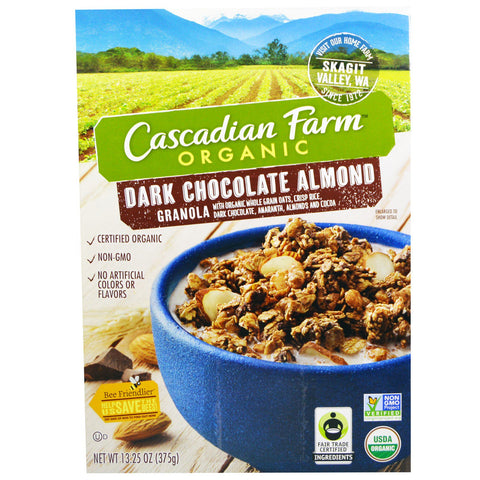 Cascadian Farm, Organic, Granola, Dark Chocolate Almond, 13.25 oz (375 g)