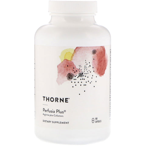 Thorne Research, Perfusia Plus, Arginine Plus Cofactors, 180 Capsules