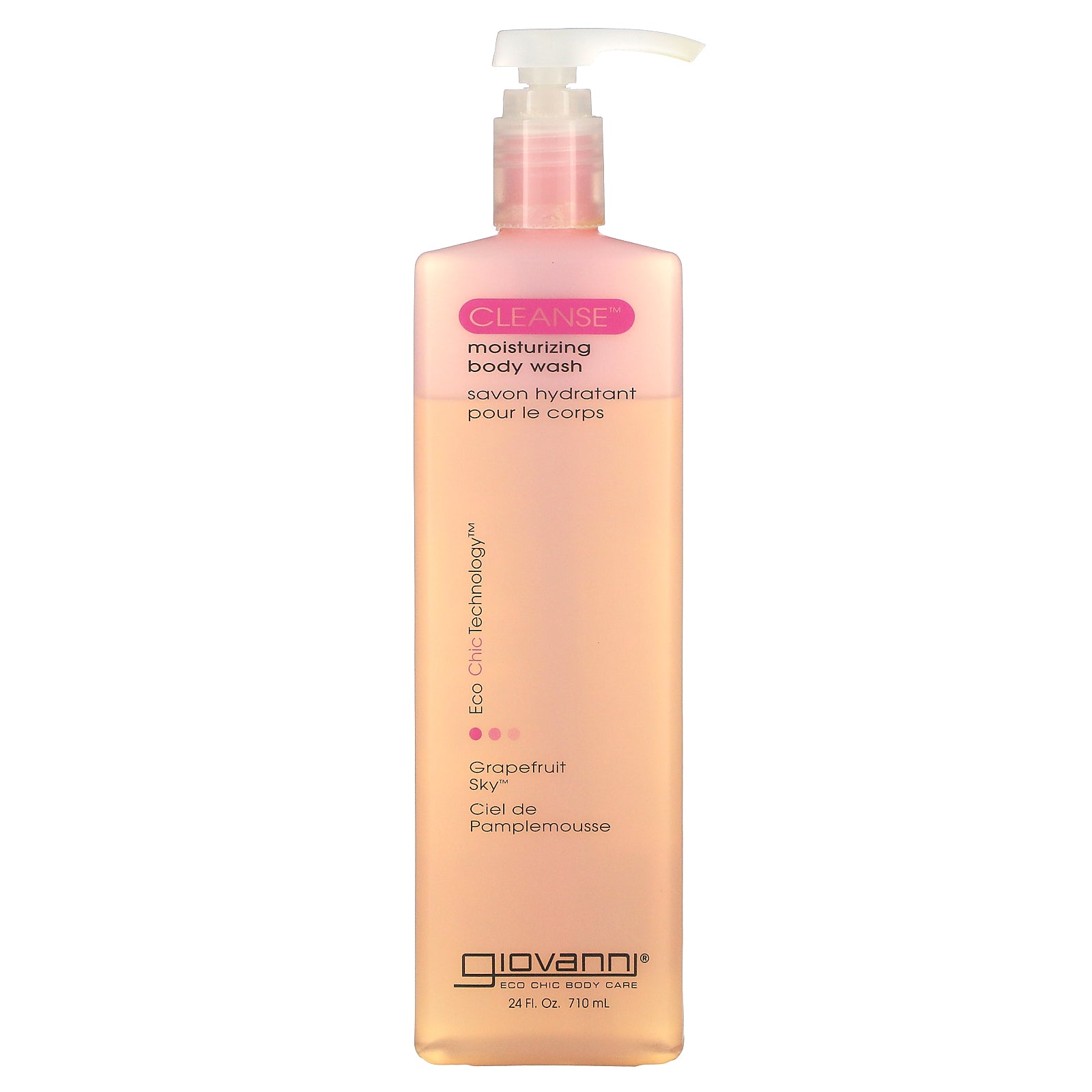 Giovanni, Cleanse, Moisturizing Body Wash, Grapefruit Sky, 24 fl oz (710 ml)