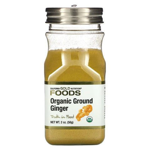 California Gold Nutrition, Organic Ground Ginger, 2 oz (56 g)