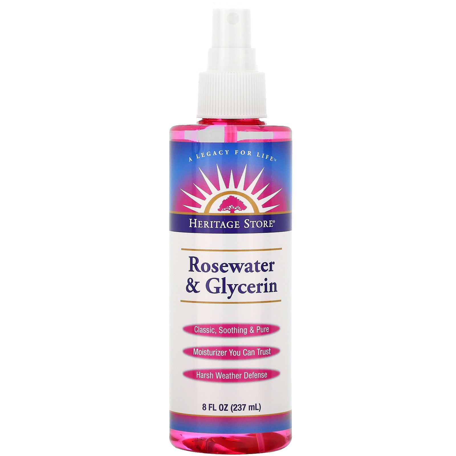 Heritage Store, Rosewater & Glycerin, 8 fl oz (237 ml)