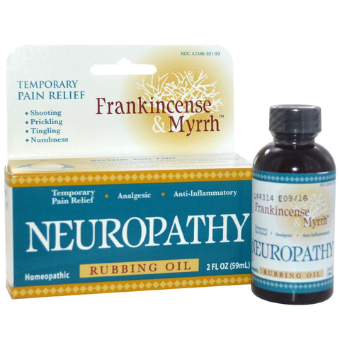 Frankincense &amp; Myrrh, Frankincense &amp; Myrrh, Neuropathy, Rubbing Oil, 2 fl oz (59 ml)
