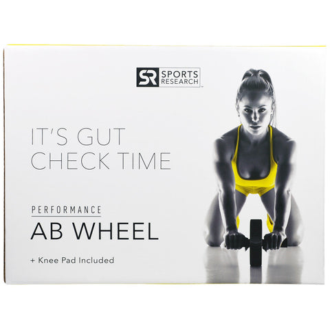 Sports Research, Performance Ab Wheel + Knee Pad Included