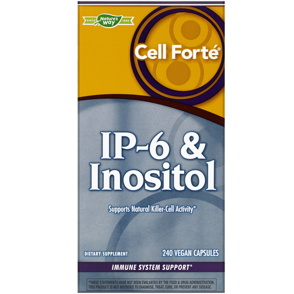 Nature's Way, Cell Forté, IP-6 & Inositol, 240 Vegan Capsules