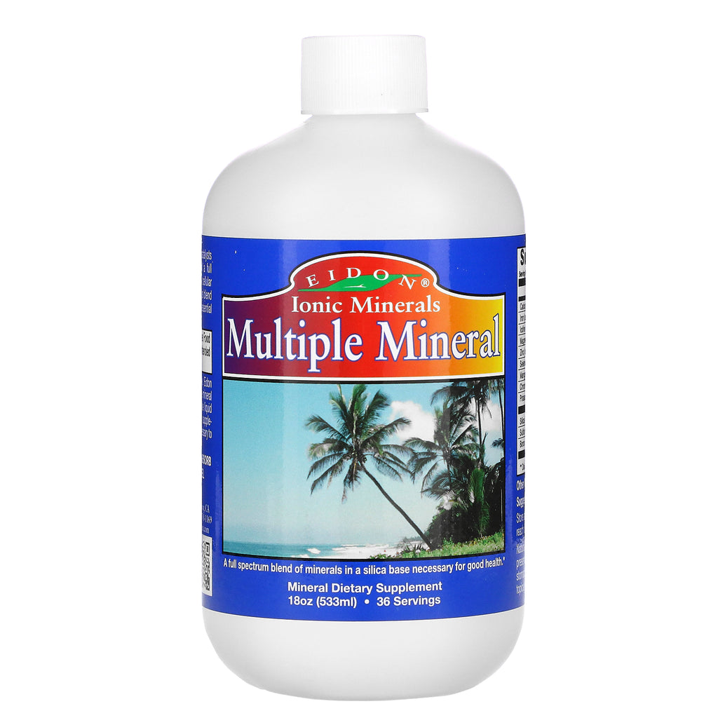 Eidon Mineral Supplements, Multiple Mineral, 18 oz (533 ml)