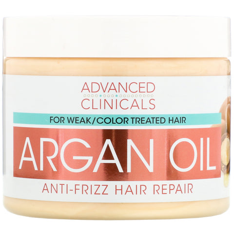 Advanced Clinicals, Argan Oil, Anti-Frizz Hair Repair, 12 fl oz (355 ml)
