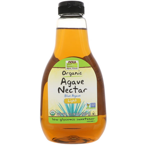 Now Foods, Real Food, Organic Blue Agave Nectar, Light, 23.28 oz (660 g)