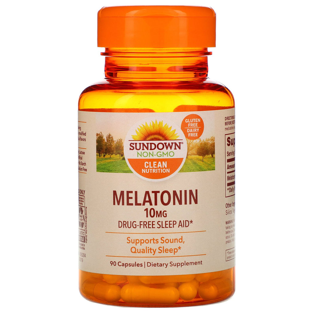 Sundown Naturals, Melatonin, 10 mg, 90 Capsules