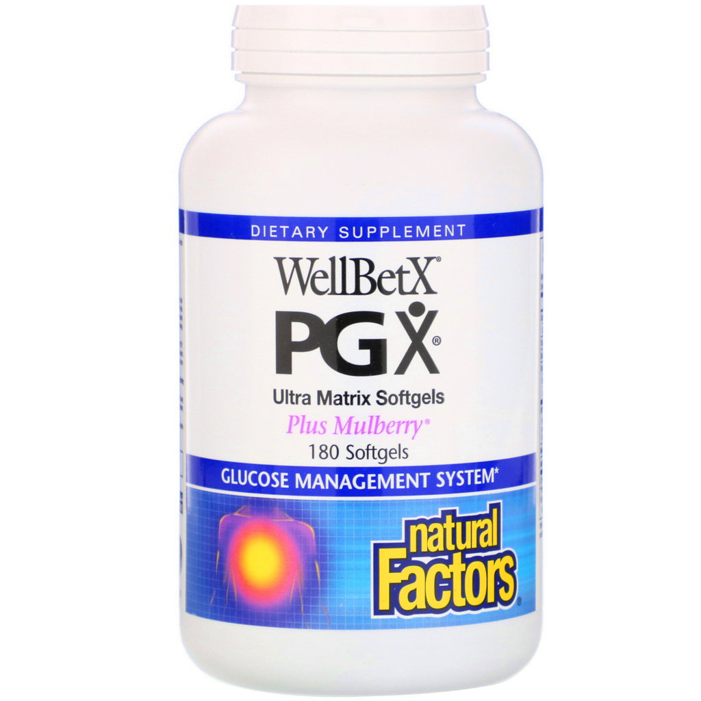 Natural Factors, WellBetX PGX, Plus Mulberry, 180 Softgels