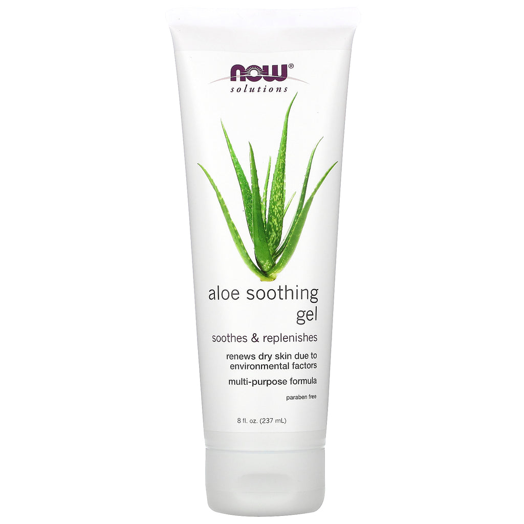Now Foods, Solutions, Aloe Soothing Gel, 8 fl oz (237 ml)