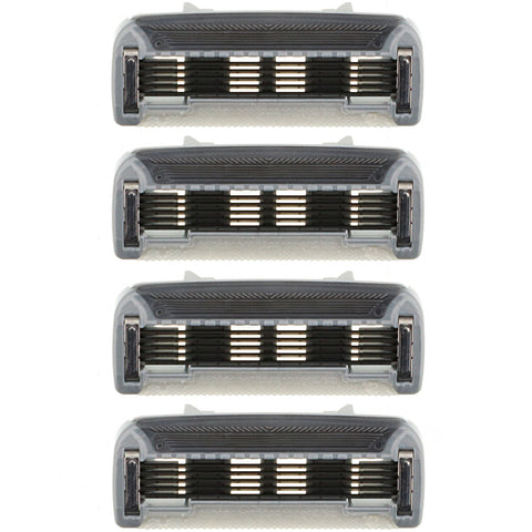 Bulldog Skincare For Men, Original Steel Blades Refill, Four 5-Blade Cartridges