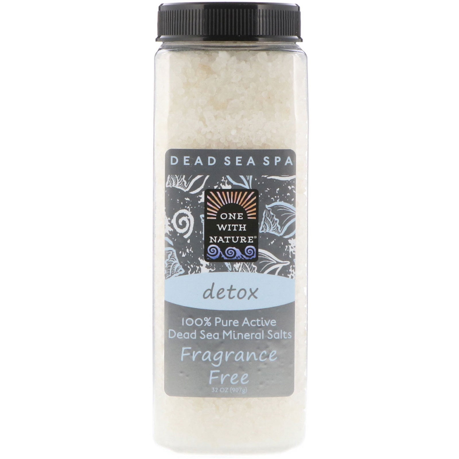 One with Nature, Dead Sea Mineral Salts, Fragrance Free, 2 lbs (907 g)