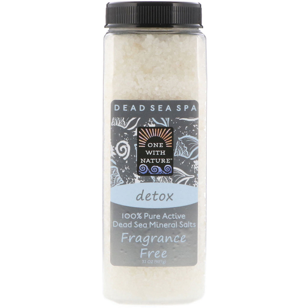 One with Nature, Dead Sea Mineral Salts, Fragrance Free, 2 lbs (907 g)