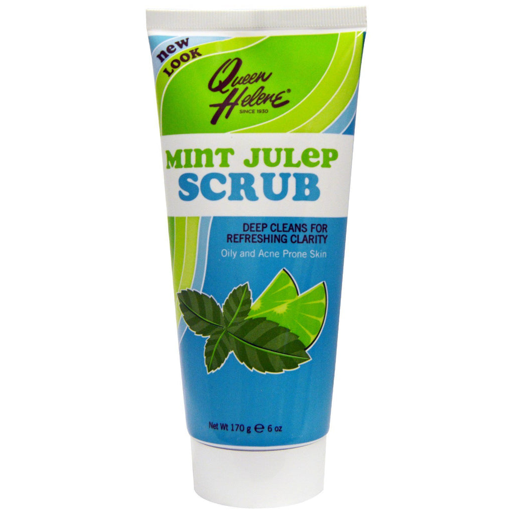 Queen Helene, Scrub, Oily and Acne Prone Skin, Mint Julep, 6 oz (170 g)