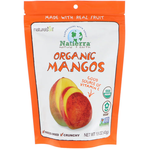 Natierra, Organic Freeze-Dried, Mango, 1.5 oz (42.5 g)