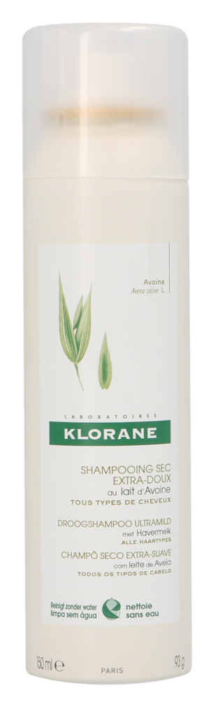 Klorane Dry Shampoo Ultra-Gentle With Oat Milk All Hair Types 150 ml