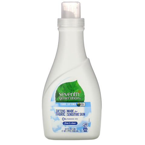 Seventh Generation, Fabric Softener, Free & Clear, 32 fl oz (946 ml)