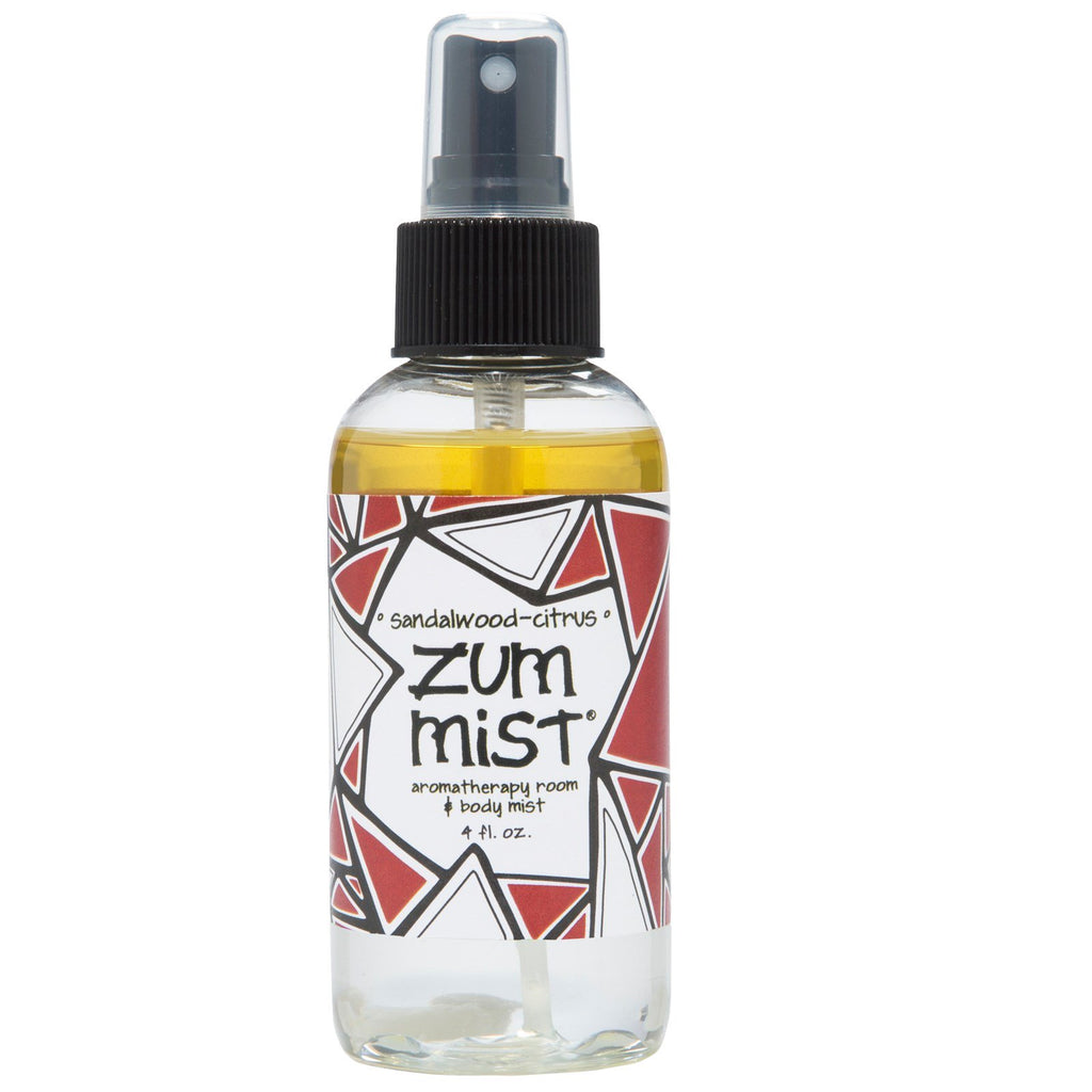 Indigo Wild, Zum Mist, Aromatherapy Room & Body Mist, Sandalwood-Citrus, 4 fl oz