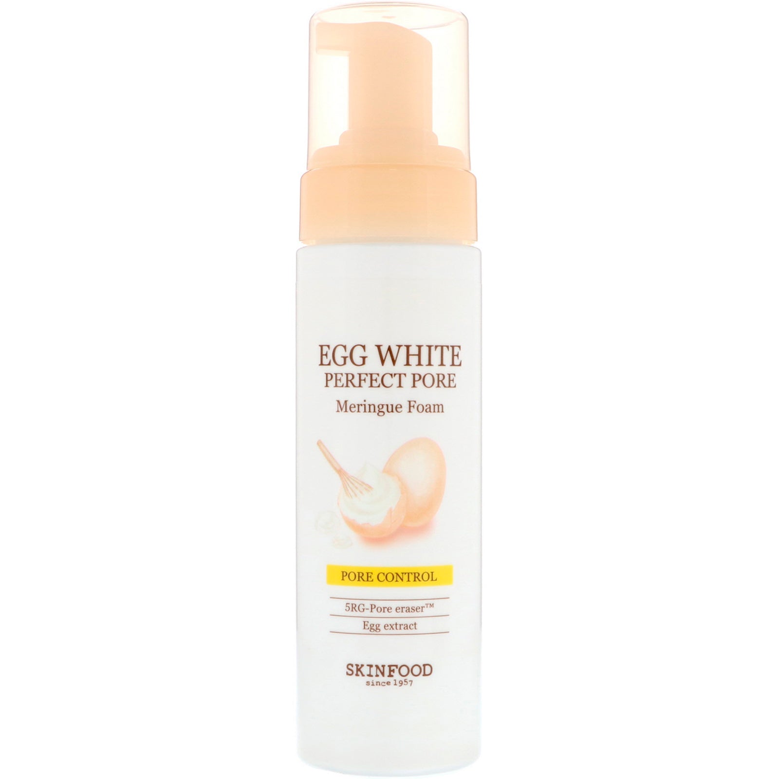 Skinfood, Egg White Perfect Pore Meringue Foam, 200 ml