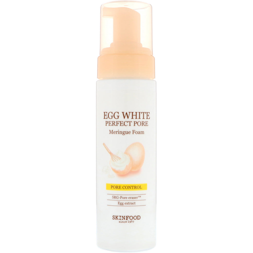 Skinfood, Egg White Perfect Pore Meringue Foam, 200 ml