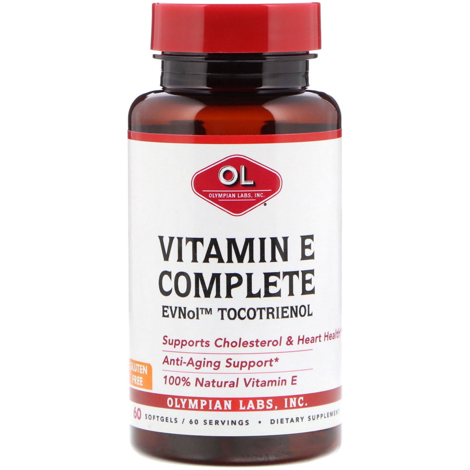 Olympian Labs, Vitamin E Complete, 60 Softgels