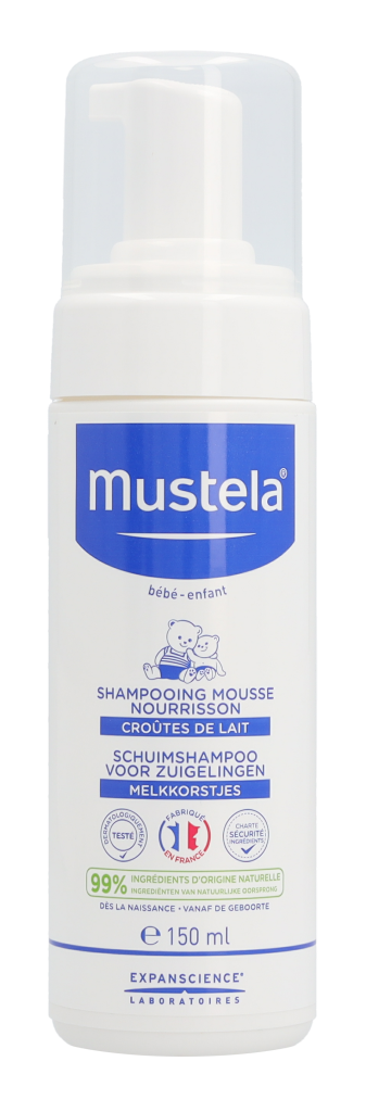 Mustela Skumshampoo til nyfødte 150 ml