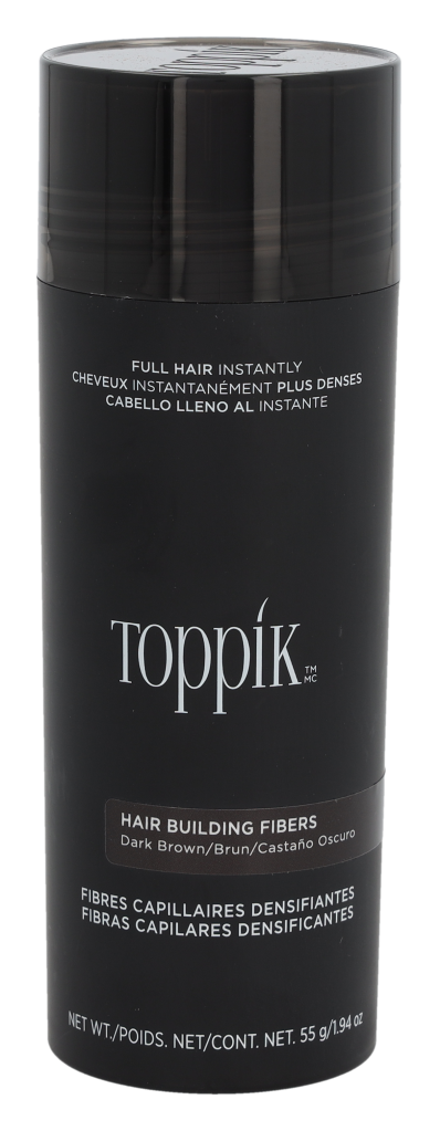 Toppik Hårbygningsfibre - Mørkebrun 55 gr