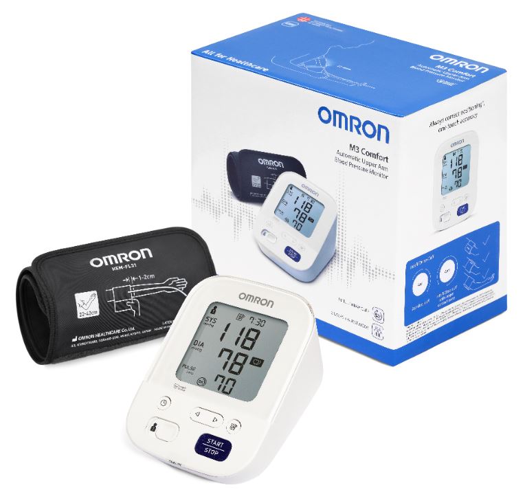 Omron Blood Pressure  Monitor | Comfort | IHD 2Use/60Mem