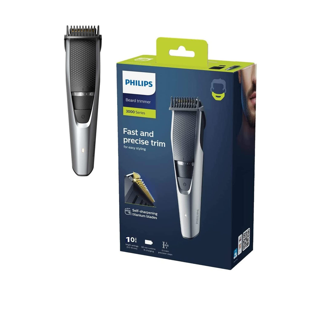 Philips skægtrimmer | 60min Trådløs | 20 Længde