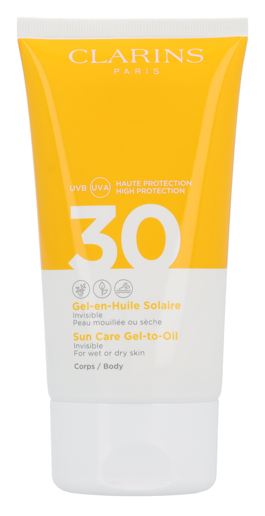 Clarins Invisible Sun Care Gel-To-Oil Body SPF30 150 ml
